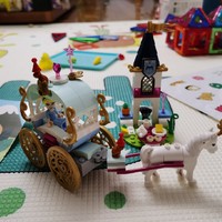 乐高41159—迪斯尼公主系列辛德瑞拉的马车和猫咪的小城堡