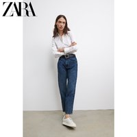 ZARA新款女装Z1975宽松舒适版型牛仔裤07223021407