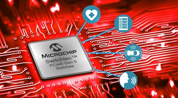 Microchip发布PCIe 5.0切换开关，现已送样给特定客户