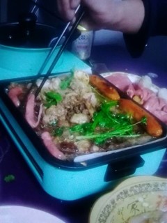 年夜饭 电烤炉就是香