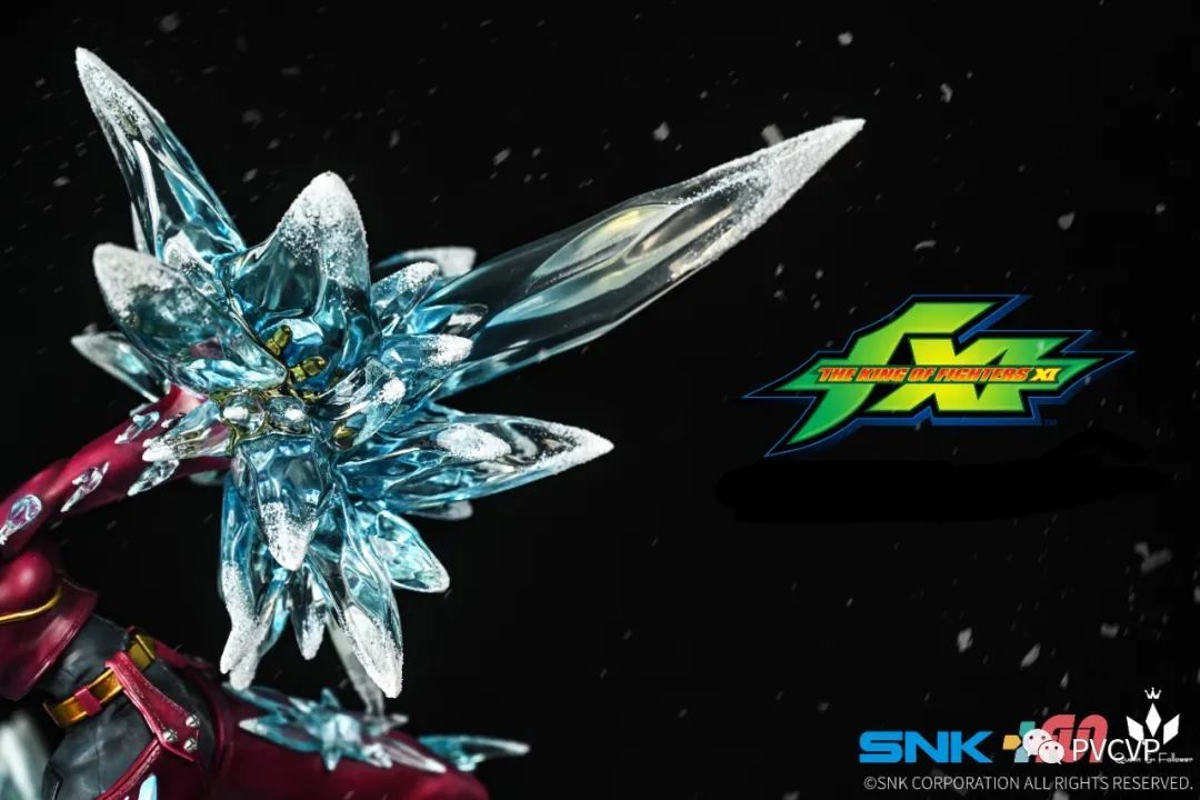 寒冰小萝莉来了！SNK经典游戏《拳皇XI》正版授权冰女「库拉·戴尔蒙多」1:6雕像发售