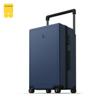 地平线8号（LEVEL8）行李箱拉杆箱男女大容量托运箱26英寸宽拉杆PC箱静音万向轮旅行箱蓝色