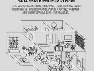 Sonos One SL音箱，2个一起用