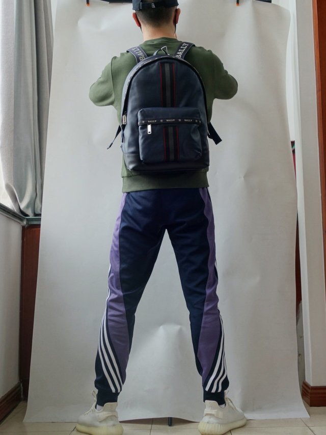 Bally Harper男士蓝色双肩包