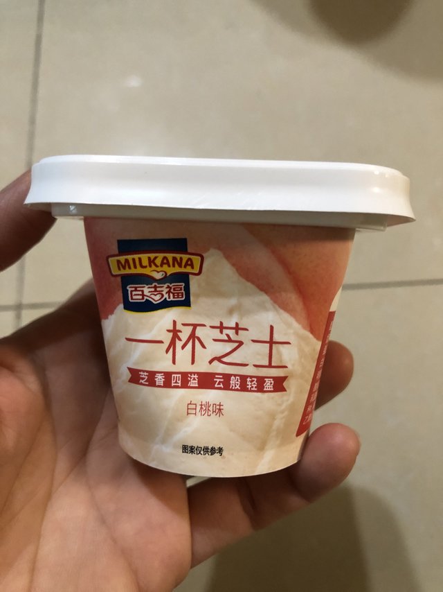 新年囤货-百吉福一杯芝士白桃味