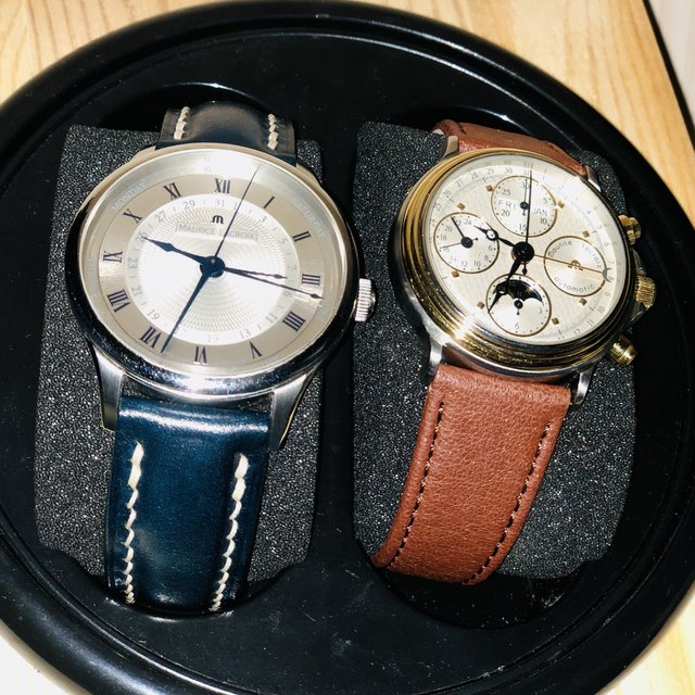 新年晒旧表，艾美全历月相八针复杂机械表