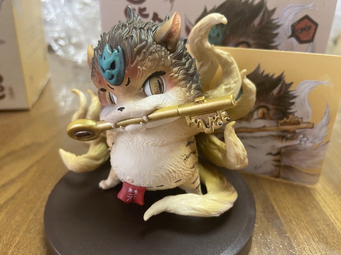 国产动漫周边怎么样 山海经神兽手办英招 陆吾～_什么值得买