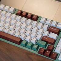 红豆抹茶配色，佳达隆金黄轴，AKKO 3098机械键盘轻体验
