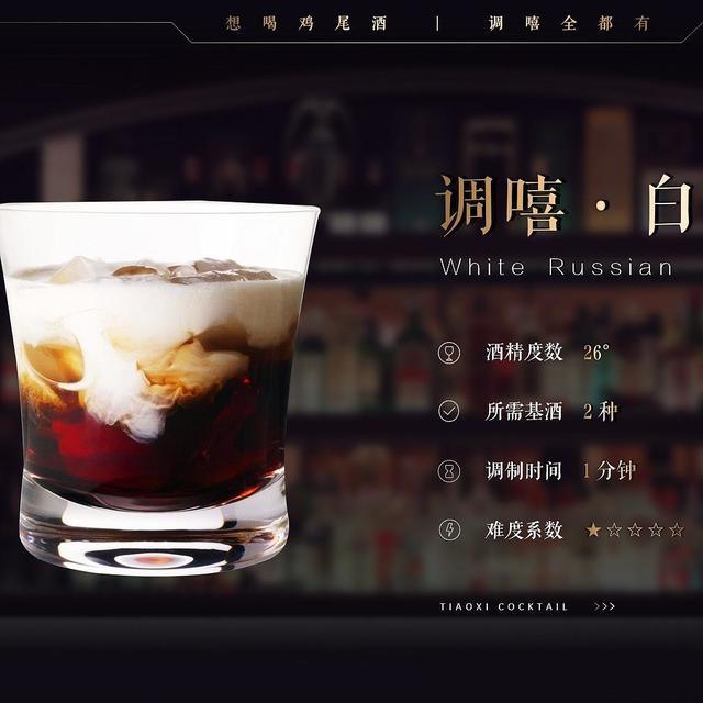 原创 | 调嘻鸡尾酒 之「白俄罗斯」