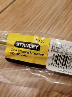 史丹利传统氖灯测电笔 18CM款