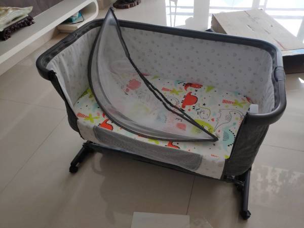 elittile逸乐途便携式可折叠婴儿床