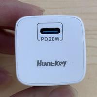小身材大厂品质 HuntKey 航嘉 20W单口PD充电器开箱体验