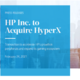 惠普以4.25亿美元收购金士顿旗下品牌HyperX，交易于今年二季度完成