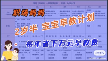 早教 篇一：职场妈妈2岁半宝宝早教学习计划，省掉万元早教费！ 