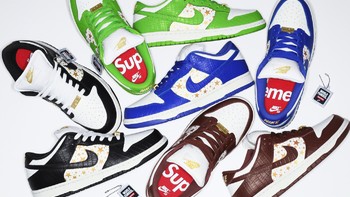 Supreme x Nike SB Dunk Low联名鞋正式发布，本季最重磅的合作之一。