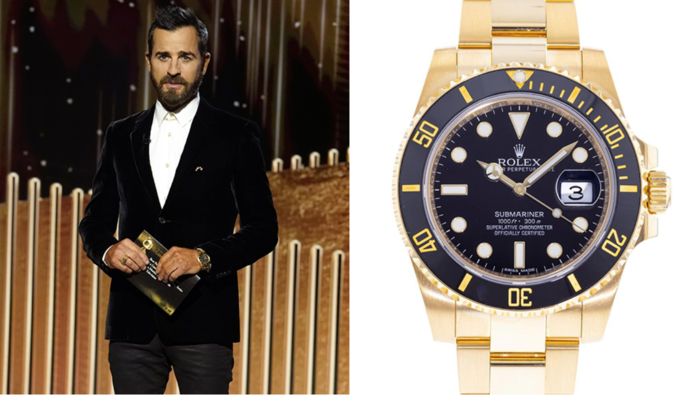 从古董劳力士到卡地亚: 金球奖上最佳的男士奢侈手表盘点！