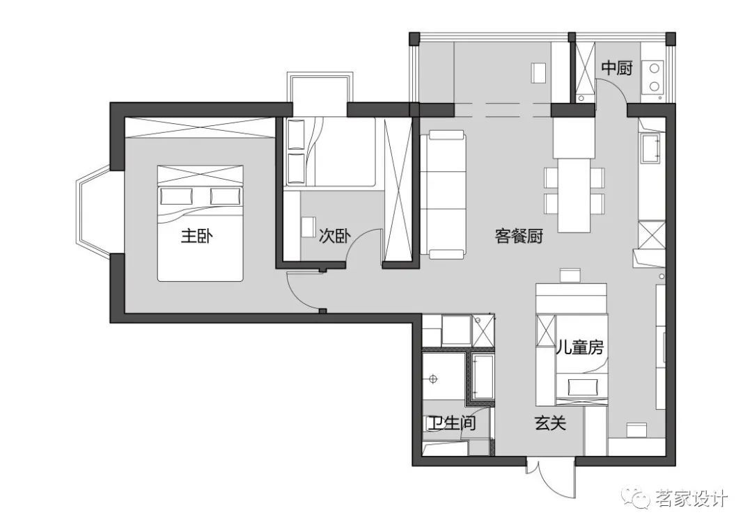 70㎡学区房入住五口之家，建筑师为自家打造“房中盒”，凭空多出一间房