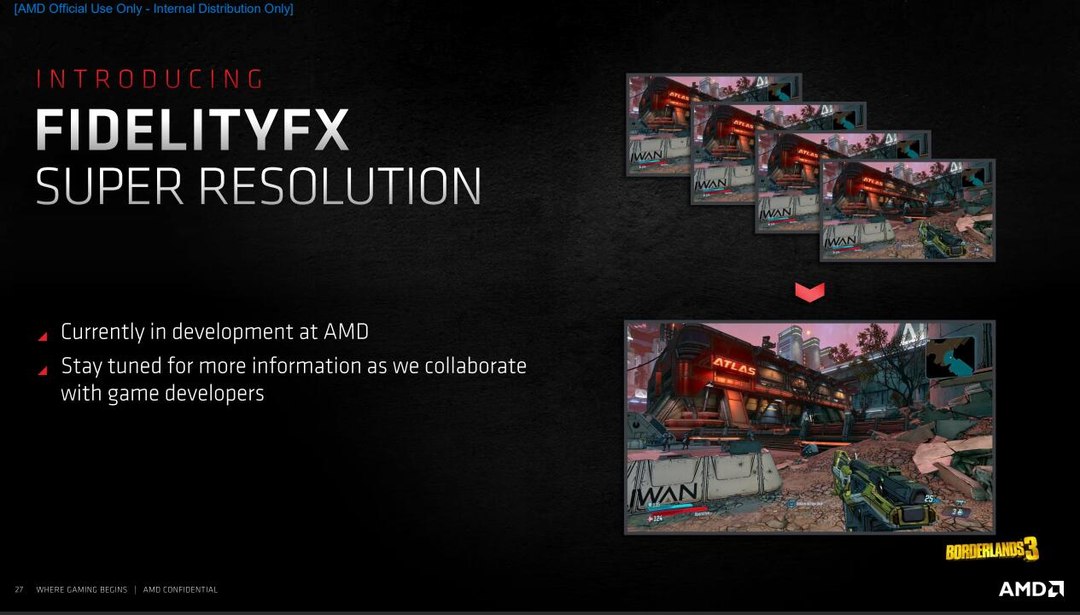 对标NVIDIA DLSS技术：AMD FidelityFX 超分辨率技术有望跨平台可用