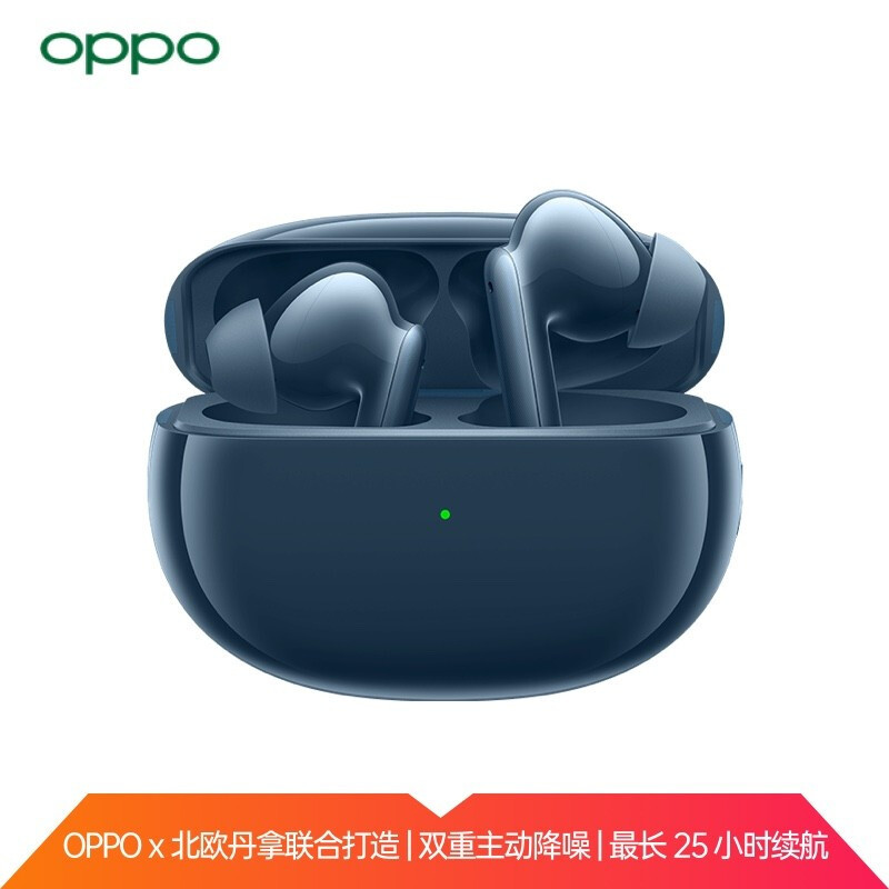OPPO 还发布Enco X蓝调版降噪耳机、为OPPO Watch ECG新增实用功能