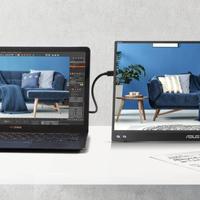华硕发布新款 ZenScreen MB16 ACV 便携屏，除菌屏、全黑化设计