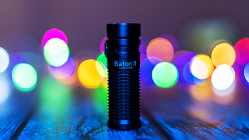 拇指大小、1200流明：OLight Baton 3强光手电评测(附视频)