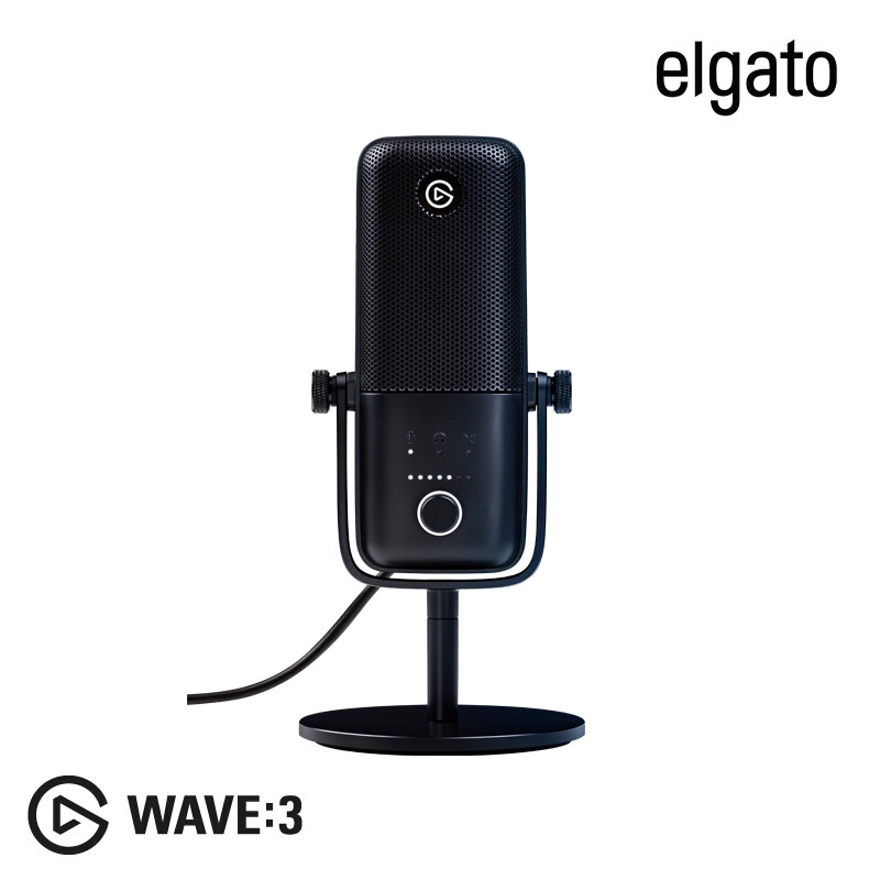 Elgato Wave:3 高端电容麦克风 开箱评测