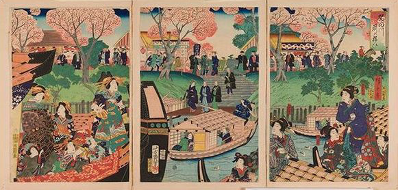 樱花盛开时节与浮世绘在北京相遇，上百幅精品一一展现（内含赠票福利）