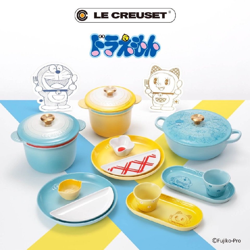 新品资讯｜LE CREUSET X 哆啦A梦，坐不住了！IP联名真的太萌太可了啊啊啊！