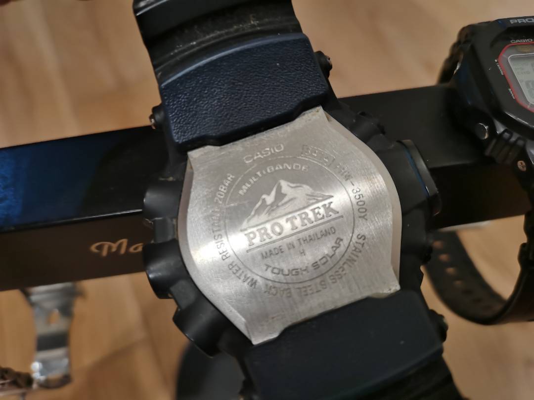 买了5年半的卡西欧 prw 3500y