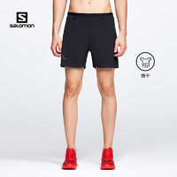 salomon萨洛蒙男子跑步运动短裤夏季新款轻量快干SENSE5''SHORT