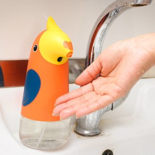 可爱鹦鹉造型的洗手机大家有见过么？