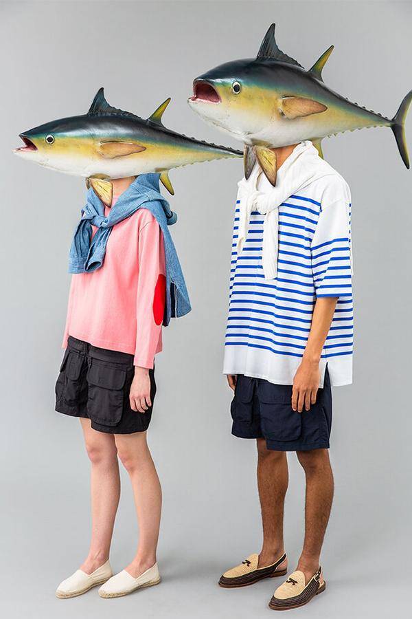 今日份快乐，BEAMS x Columbia合作系列大胆选用“鱼头人”模特！