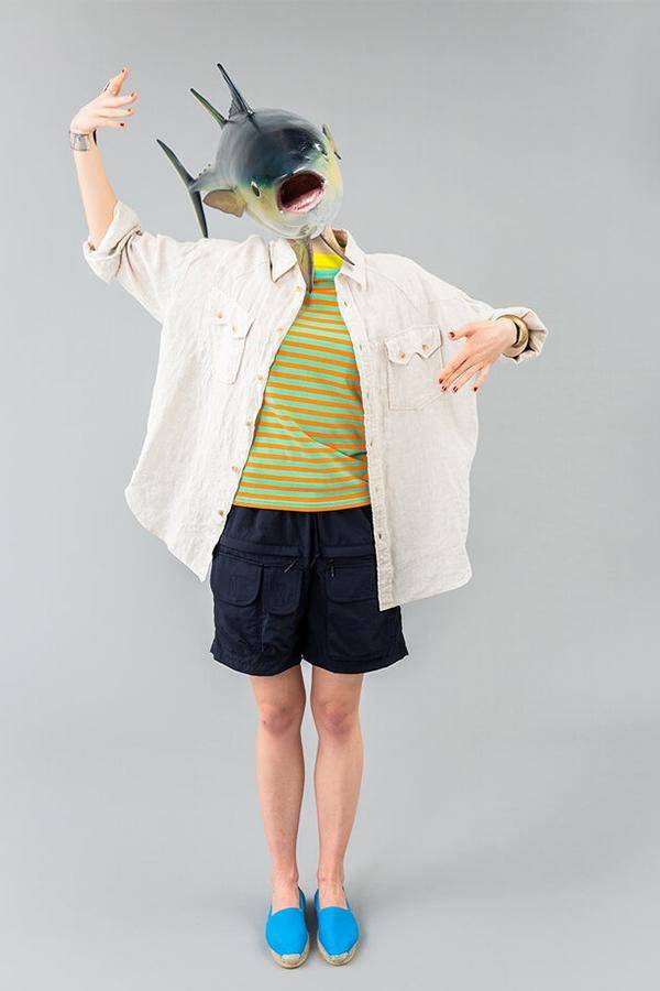 今日份快乐，BEAMS x Columbia合作系列大胆选用“鱼头人”模特！
