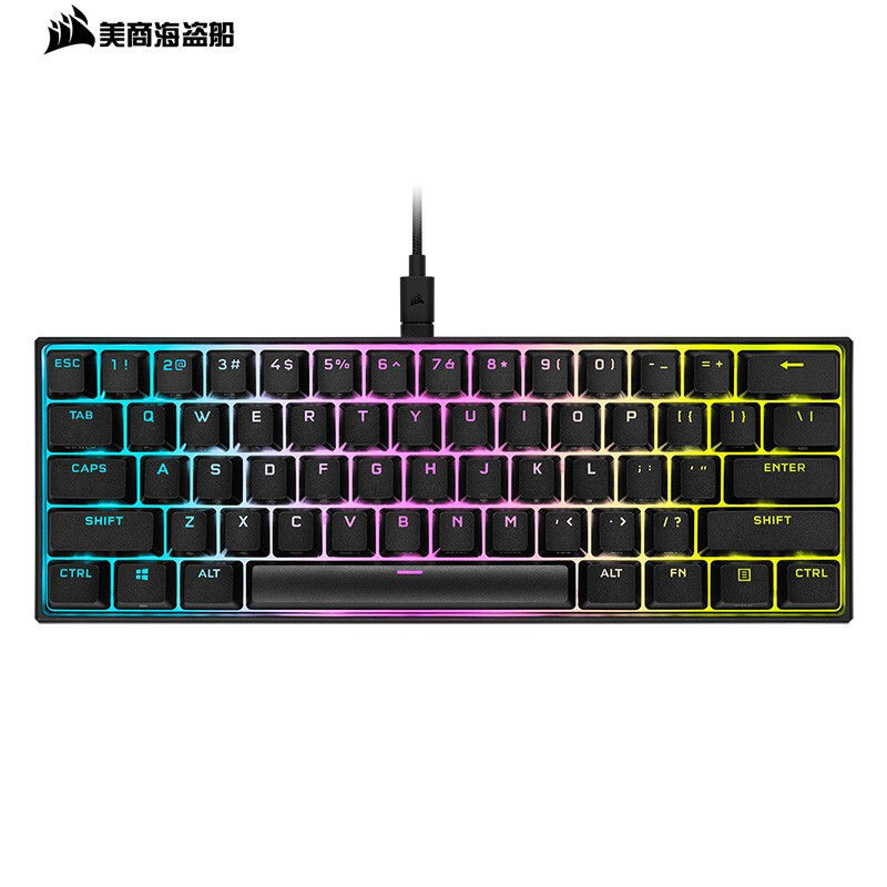 贼船的第一款60%小键盘到底表现如何—海盗船K65 RGB MINI机械键盘测评体验