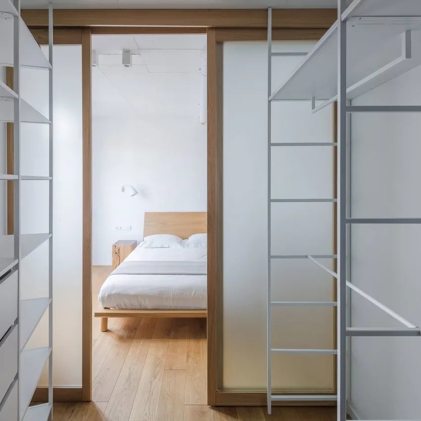 59㎡「无印风」小公寓设计，一体式LDK+障子门隔断，一人住真实用！