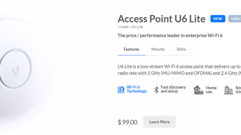 Ubnt 篇一：UniFi U6-Lite WiFi 6 Access Point最新测速比较