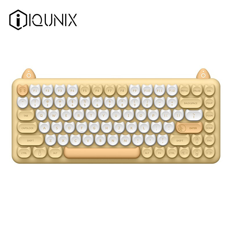 键盘也可以这么萌？IQUNIX M80无线蓝牙机械键盘体验分享！