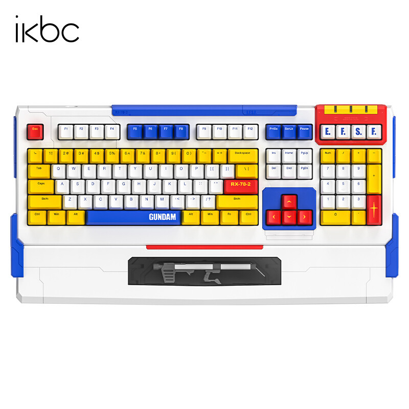 《到站秀》手感出色的键盘+死磕细节的手办，ikbc 高达机械键盘 2.0版
