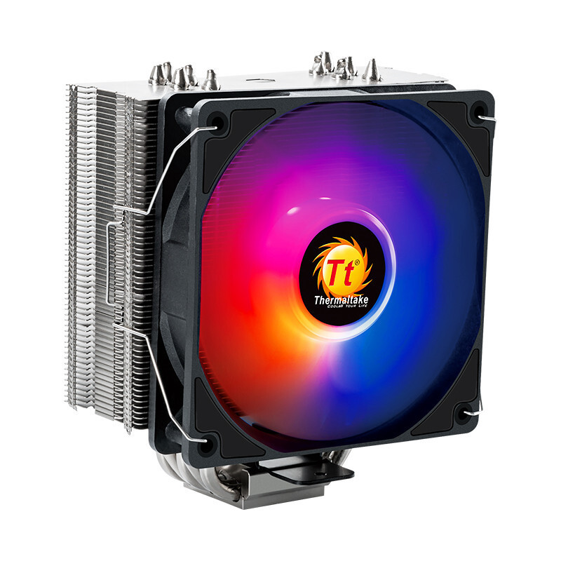 TT TD500P RGB散热器评测：开机后超级炫酷还能高性能散热