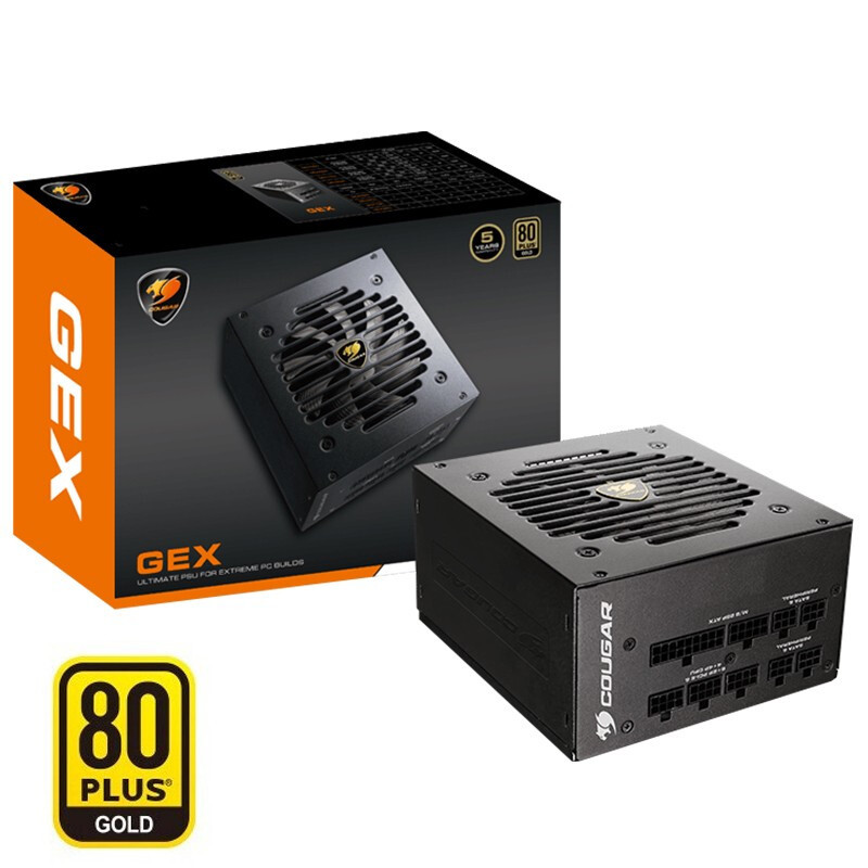 骨伽GEX850金牌全模组电源，满足3080显卡供电+双CPU供电升级需求