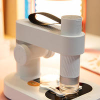 开箱测评当当狸智能显微镜，显微镜下的微观世界真神奇 