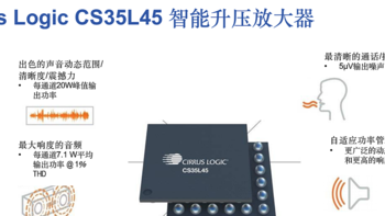 助力移动设备实现更佳的音频体验，Cirrus Logic推出CS35L45智能功率放大器