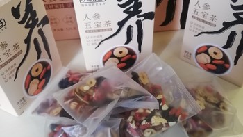 方家铺子人参五宝茶，真材实料，独立茶包，方便又健康，你值得拥有更好的！