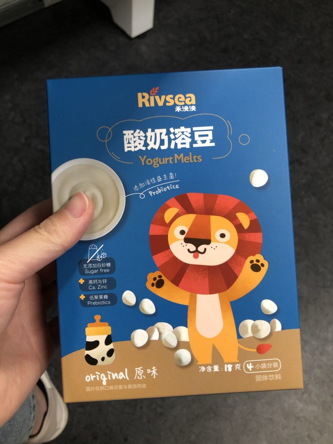 rivsea 禾泱泱 酸奶溶豆 原味 18g
