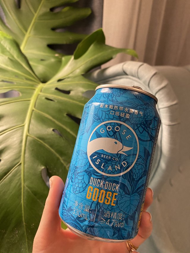 足够轻盈，但也失了厚重的鹅岛嘎嘎鹅ipa