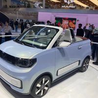 2021上海车展：五菱宏光MINI EV敞篷版来了，五六万的敞篷车谁能拒绝？
