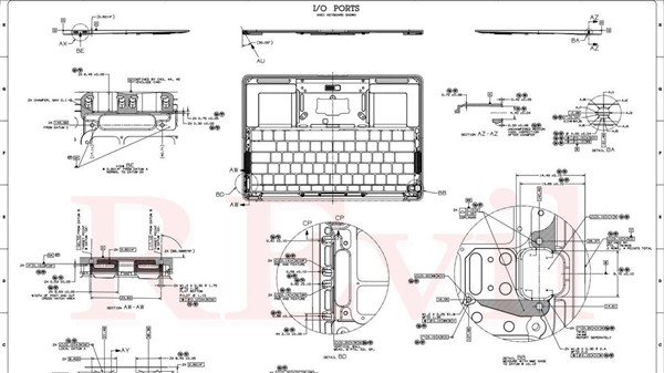 MacBook Pro 2021设计图被盗：增加更多端口并取消TouchBar