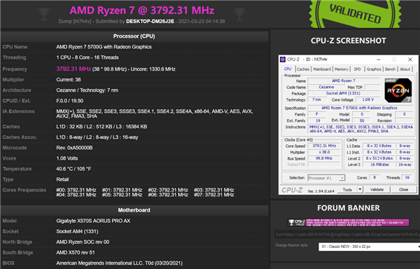 CPU-Z数据库偷跑：AMD X570S主板将取消风扇