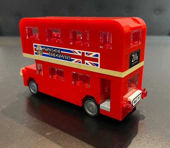 乐高40220红色双层伦敦巴士