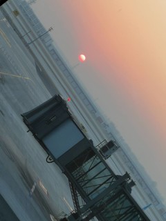 夕阳无限好——日落前的首都机场